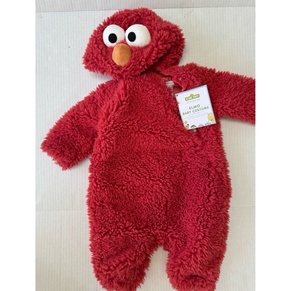 NWT POTTERY BARN KIDS Sesame Street® Elmo Costume 0-6 Months Baby Infant - Picture 1 of 5